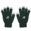 CU6356-TOUCH SCREEN GLOVES-Forest Green with Grey tips